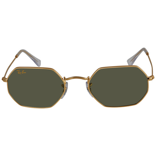 Ray-Ban Octagonal Legend Gold Green Classic G-15 Unisex Sunglasses