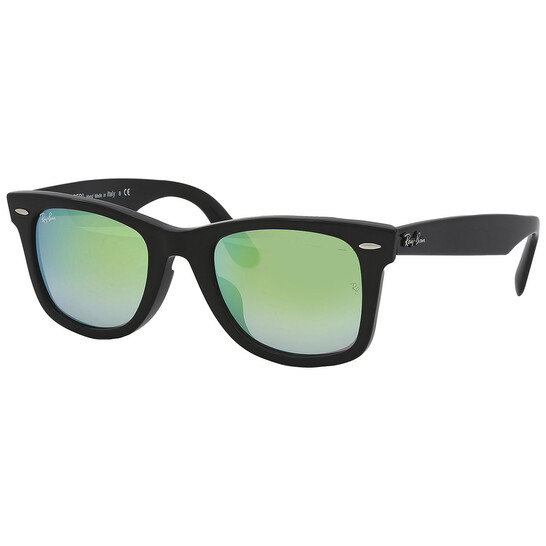 小物 Ray-Ban WAYFARER 0RB2140F 601/52 GREEN Ray-Ban Original Wayfarer Classic Grey Gradient Mirror Green