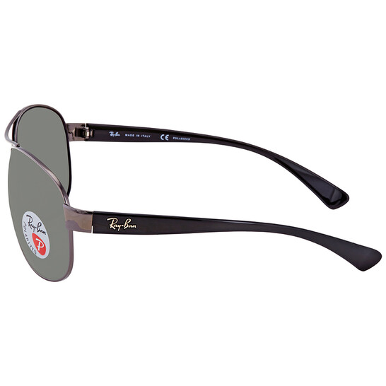 RB3386.004/9A.67口13/130 Amazon.com: New Ray Ban RB3386 004/9A Gunmetal/ Green 67mm
