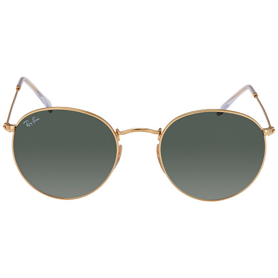 Ray-Ban Round Flat Lenses Green Classic G-15 Unisex  display picture 3