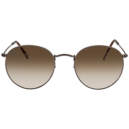 Ray-Ban Round Flat Lenses Light Bown Gradient Unisex 