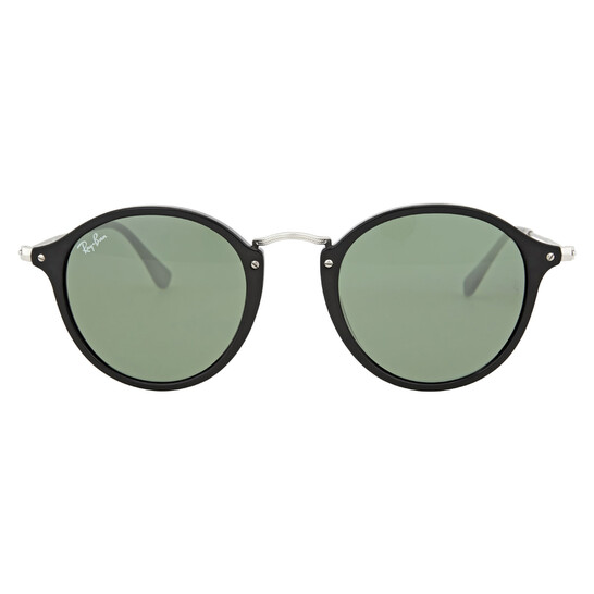 Ray-Ban Round Fleck Green Classic G-15 Unisex Sunglasses RB2447