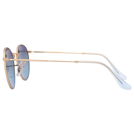 Ray-Ban RB3447 ブルーグラデーション Ray-Ban Round Metal Blue Gradient Round Unisex Sunglasses