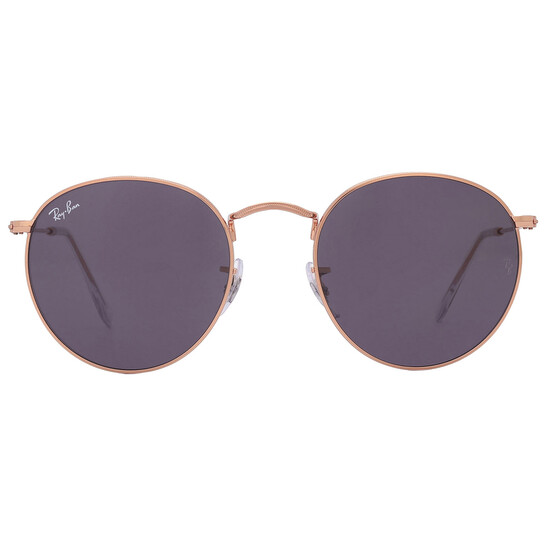 Ray-Ban Round Metal Dark Grey Unisex Sunglasses RB3447