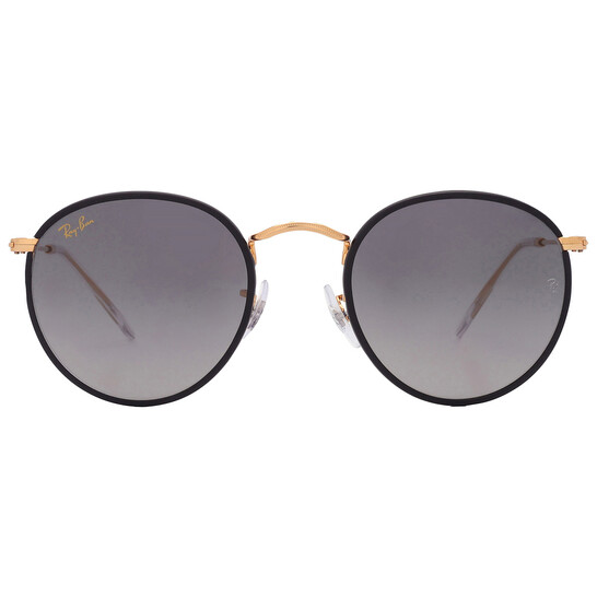 RAYBAN RB3447 9196/BL 47 ROUNDL 美品 ROUND（Ray-Ban） レイバン サングラス RB3447 9196BL 47サイズ