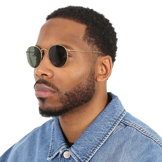 Ray-Ban Round Metal Legend Green Classic G-15 Unisex  display picture 3