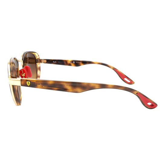 Ray-Ban Scuderia Ferrari Polarized Mirror Brown Irregular