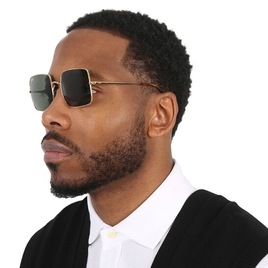 Ray Ban Square 1971 Classic Green Unisex Sunglasses RB1971 914731 54