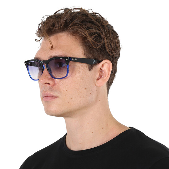 Ray-Ban Steve Clear Gradient Square Unisex Sunglasses RB4487