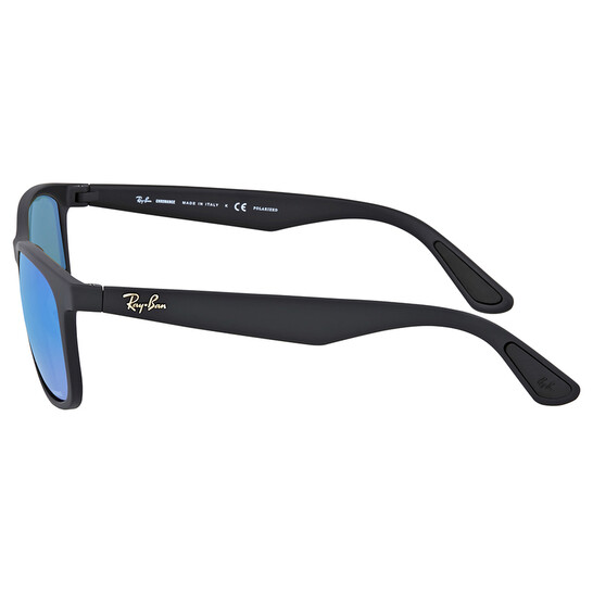 Ray-Ban Tech Polarized Blue Mirror Chromance Square Unisex
