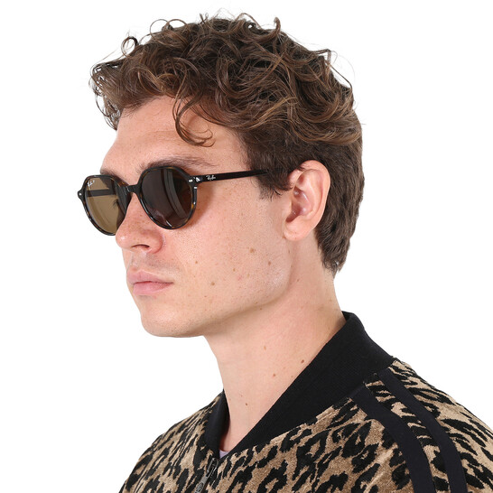 Ray-Ban Thalia Polarized Brown Geometric Unisex Sunglasses Ray-Ban Thalia Polarized Brown Geometric Unisex Sunglasses