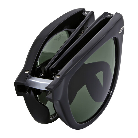 【Ray-Ban】Folding WayFarer WAYFARER FOLDING CLASSIC Sunglasses in Light Havana and B-15