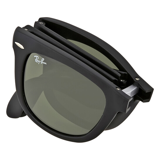 Ray Ban Wayfarer Folding Classic Green Classic G-15 Unisex Sunglasses RB4105 601S 50 - 546x546 Image #4