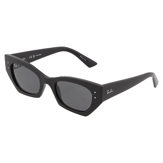 Ray-Ban Zena Bio Based Polarized Dark Grey Irregular Unisex
