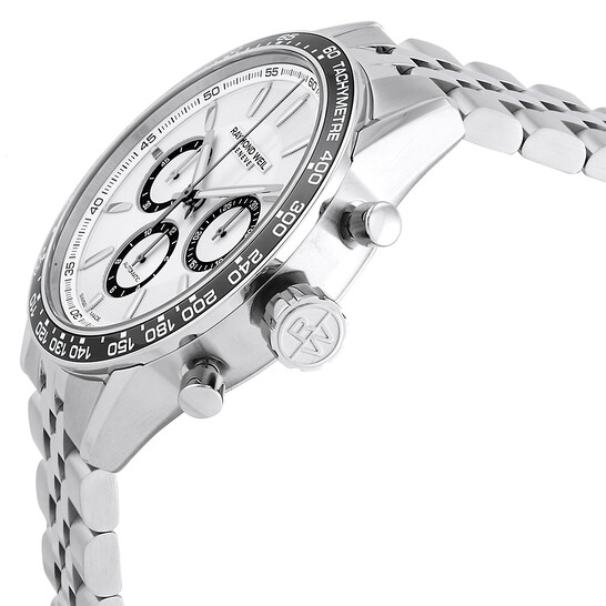 Raymond Weil Freelancer Chronograph Automatic White Dial Men's