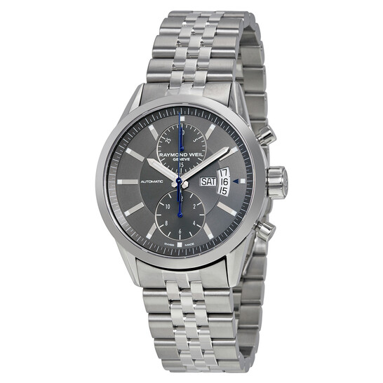 Raymond Weil Freelancer Grey Chronograph Dial Men's Watch 7735-ST-60001
