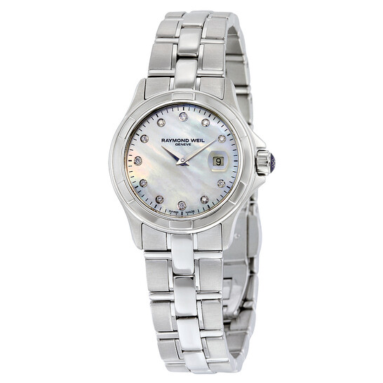 Raymond Weil Parsifal Mother of Pearl Diamond Dial Ladies Watch