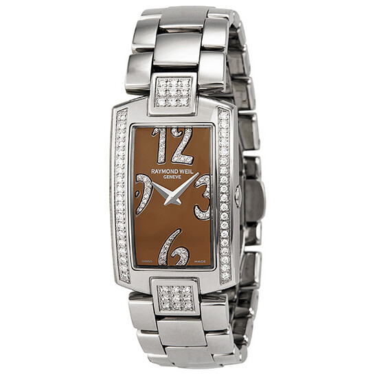 Raymond Weil Shine Diamond Bronze Dial Steel with Cream Strap