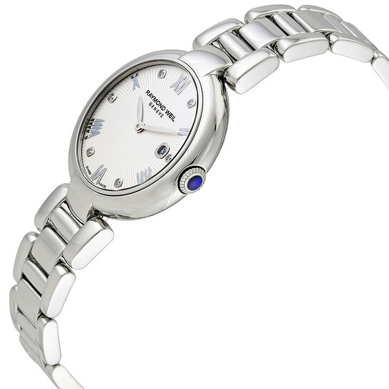 Ladies Raymond Weil Shine 1600.ST.00618 Raymond Weil Shine 6 Diamonds 1600-ST-00618 - SeriousWatches.com main image 4