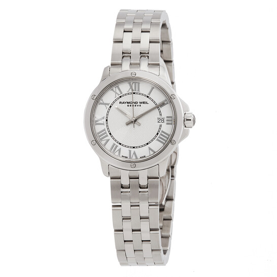 Raymond Weil Women\'s Silver and White Watch Barmakian | Raymond Weil Toccata Ladies White Mother-of  main image 4