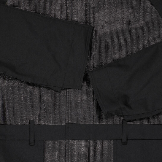 Redemptive Men's Black Stitching Detachable Hooded Jacket - 546x546 Image #7