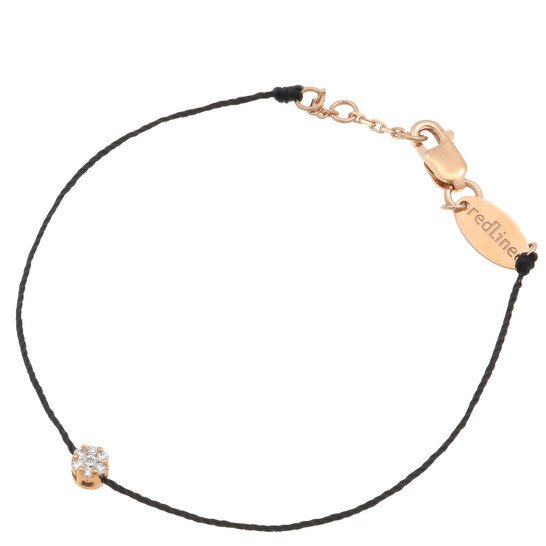 Redline Illusion Diamond String Bracelet, Size 15.5 cm 20-R-155