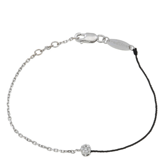ブレスレット ROMANTINUER SN94 BRACELET Redline String-Chain Illusion Adjustable Bracelet, Size 15.5