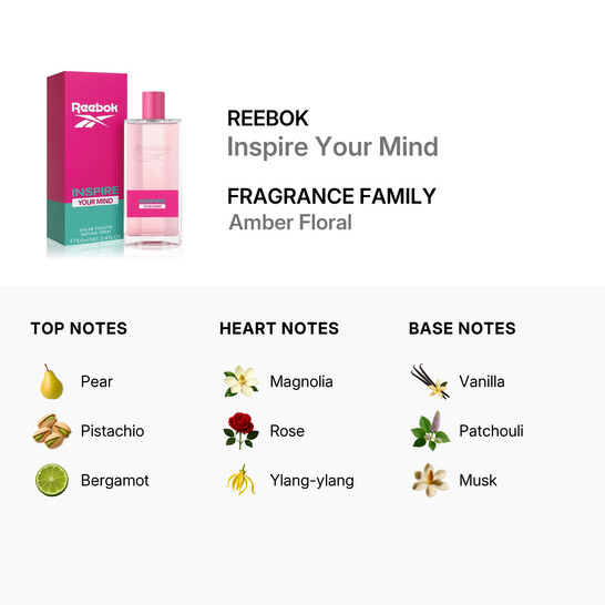 Reebok Ladies Inspire Your Mind EDT Spray 3.3 oz Fragrances
