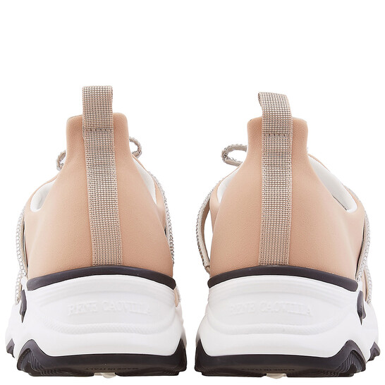 Rene Caovilla Rhinestone Bow Embellished Sneakers, Brand Size 37