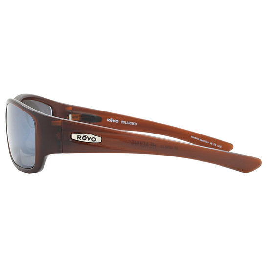 Revo Men's Heading Sunglasses,OS,Tortoise/Brown並行輸入 Revo Heading Graphite Wrap Unisex Sunglasses RE 4058 02 GY
