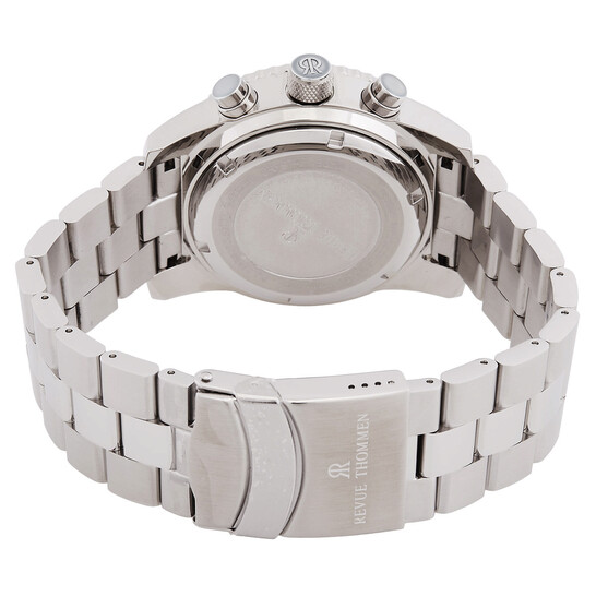 Revue Thommen Diver Chronograph Automatic Black Dial Men's Watch