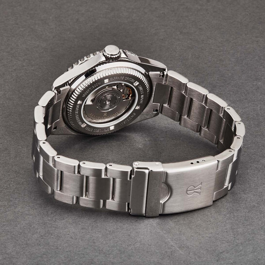 Revue Thommen Diver GMT Automatic Black Dial Sprite Bezel Men's