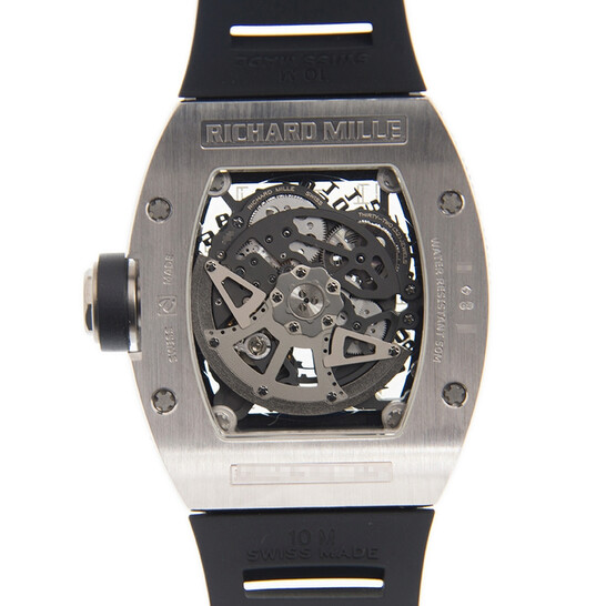 Richard Mille Automatic Men's 18kt White Gold Watch RM010 - 546x546 Image #3