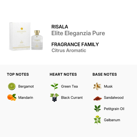 Risala Unisex Elite Eleganzia Pure EDP Spray 3.4 oz Fragrances