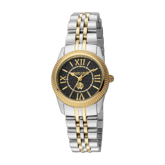 Roberto Cavalli Fashion Watch Quartz Black Dial Ladies Watch