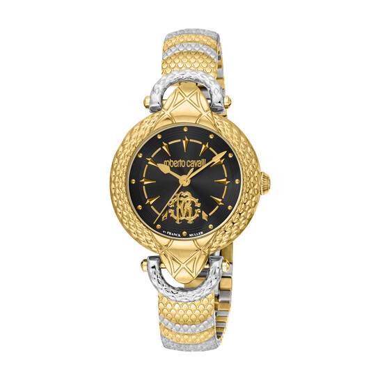 Roberto Cavalli Fashion Watch Quartz Black Dial Ladies Watch  display picture 3