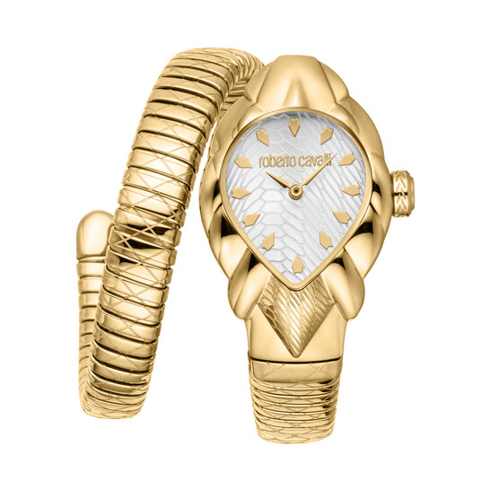 Roberto Cavalli Fiaba Silver-tone Dial Ladies Watch