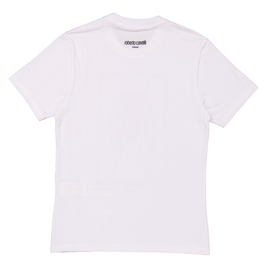 Roberto Cavalli Men's Optic White Crystal Embellished Beetle