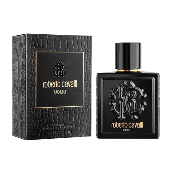 香水(男性用) Roberto Cavalli Uomo Parfum Uomo by Roberto Cavalli 3.4 oz EDT For Men - ForeverLux