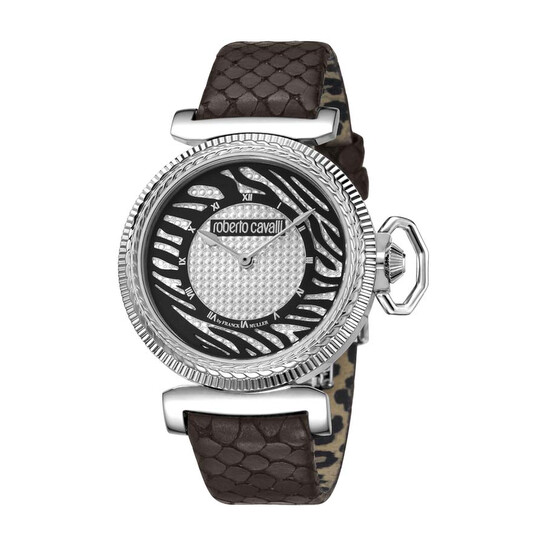 Roberto Cavalli Silver Dial Ladies Watch RV1L056L0016  display picture 1