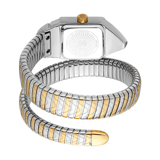 Roberto Cavalli Snake Core Silver-tone Dial Ladies Watch  display picture 3