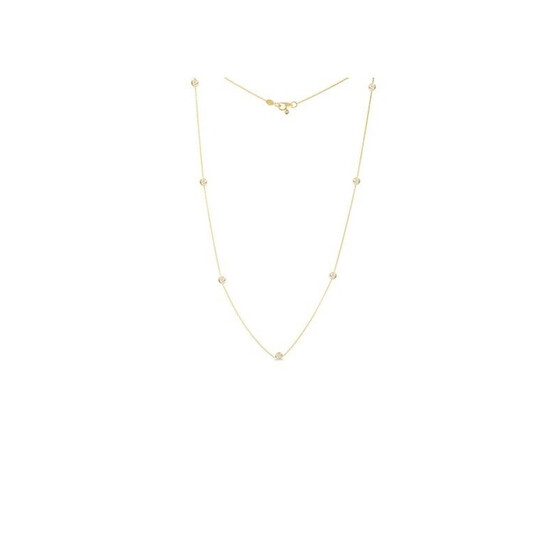 Roberto Coin 18K Yellow Gold Diamonds By The Inch Station