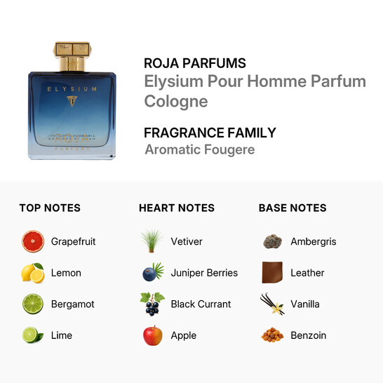 Roja Parfums Men's Elysium EDP Spray 3.4 oz (100 ml) 5060399670272