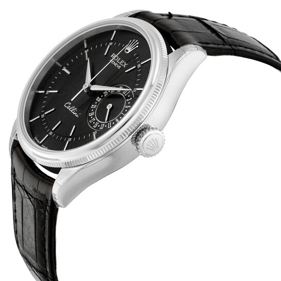 Rolex Cellini Date Black Dial 18kt White Gold Men's Watch 50519BKSBKL Rolex Cellini Date Black Dial 18kt White Gold Men's Watch 50519BKSBKL - 546x546 Image #2
