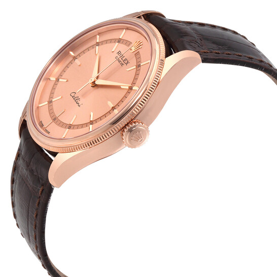 Rolex Cellini Pink Dial 18K Everose Gold Men's Watch 50505PKSBRL - 546x546 Image #2