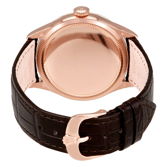 Rolex Cellini Pink Gold Diamond 18K Everose Gold Men's Watch 50605RBR - 546x546 Image #3