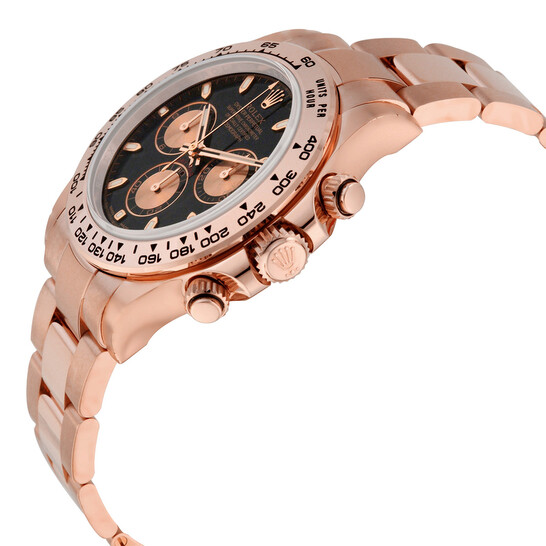 Rolex Cosmograph Daytona Black Dial 18K Everose Gold Oyster
