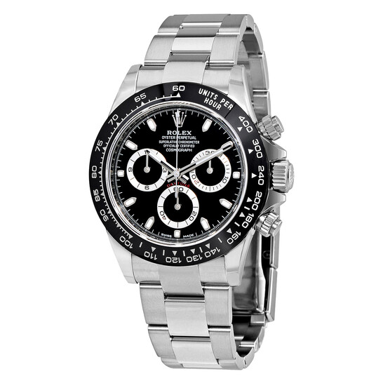 Rolex Cosmograph Daytona Black Dial Oyster Men's Watch 116500BKSO - 546x546