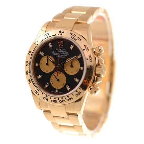 Rolex Cosmograph Daytona Champagne and Black Dial Men's
