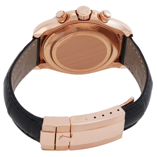 Rolex Cosmograph Daytona Ivory Dial Automatic Black Leather Men's Watch 116515ISL - 546x546 Image #3